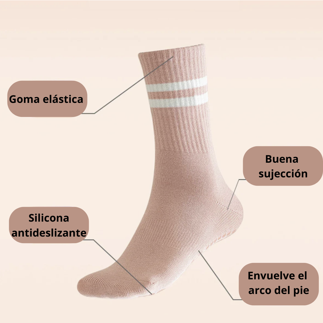 Pack de Calcetines Antideslizantes Pilates & Yoga