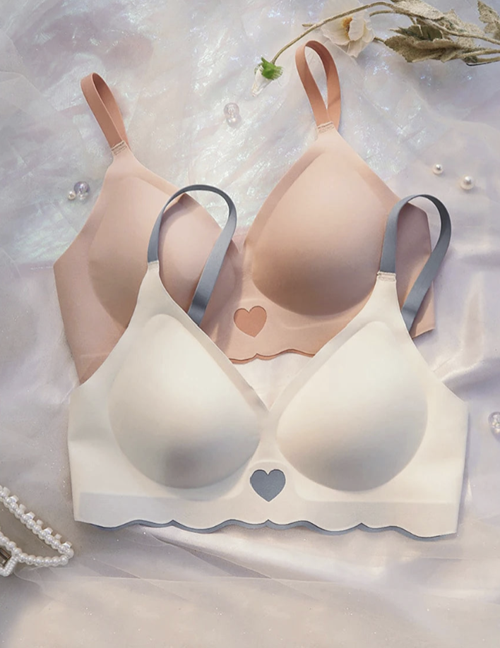 Pack 2 pcs | Sujetador Bralette Sin Costuras | Cómodo, Ligero y Sin Aros