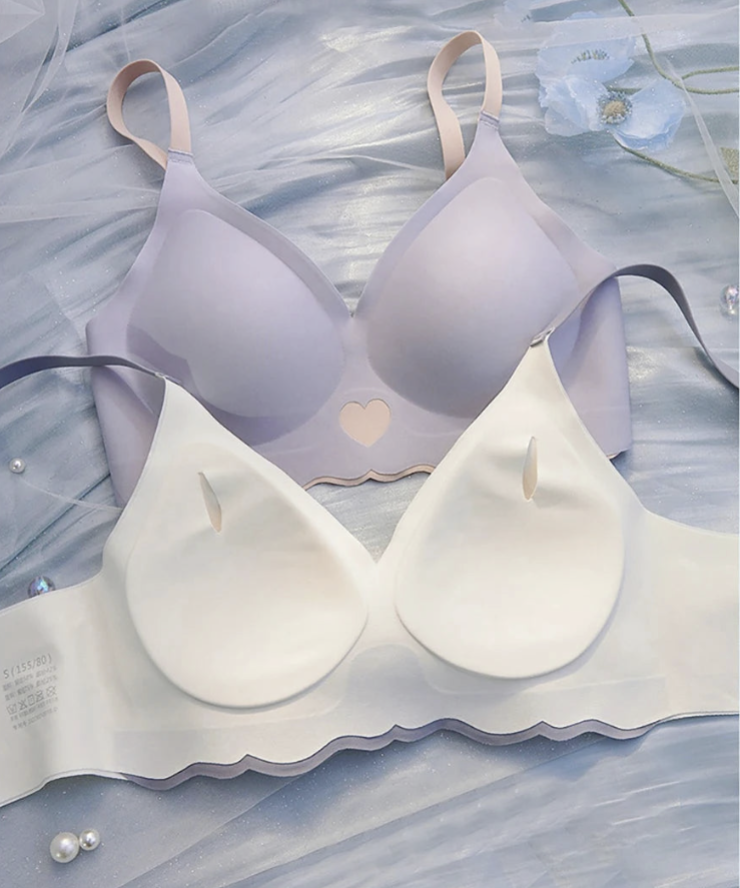 Pack 2 pcs | Sujetador Bralette Sin Costuras | Cómodo, Ligero y Sin Aros