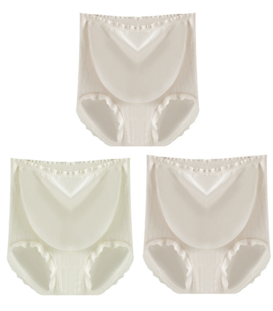 3 PCS | Braguita Premamá Alta de Algodón – Transpirable, Sin Marcas y de Gran Talla
