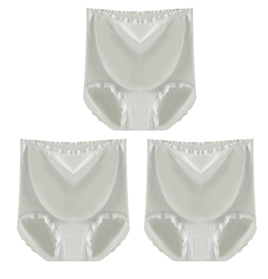 3 PCS | Braguita Premamá Alta de Algodón – Transpirable, Sin Marcas y de Gran Talla