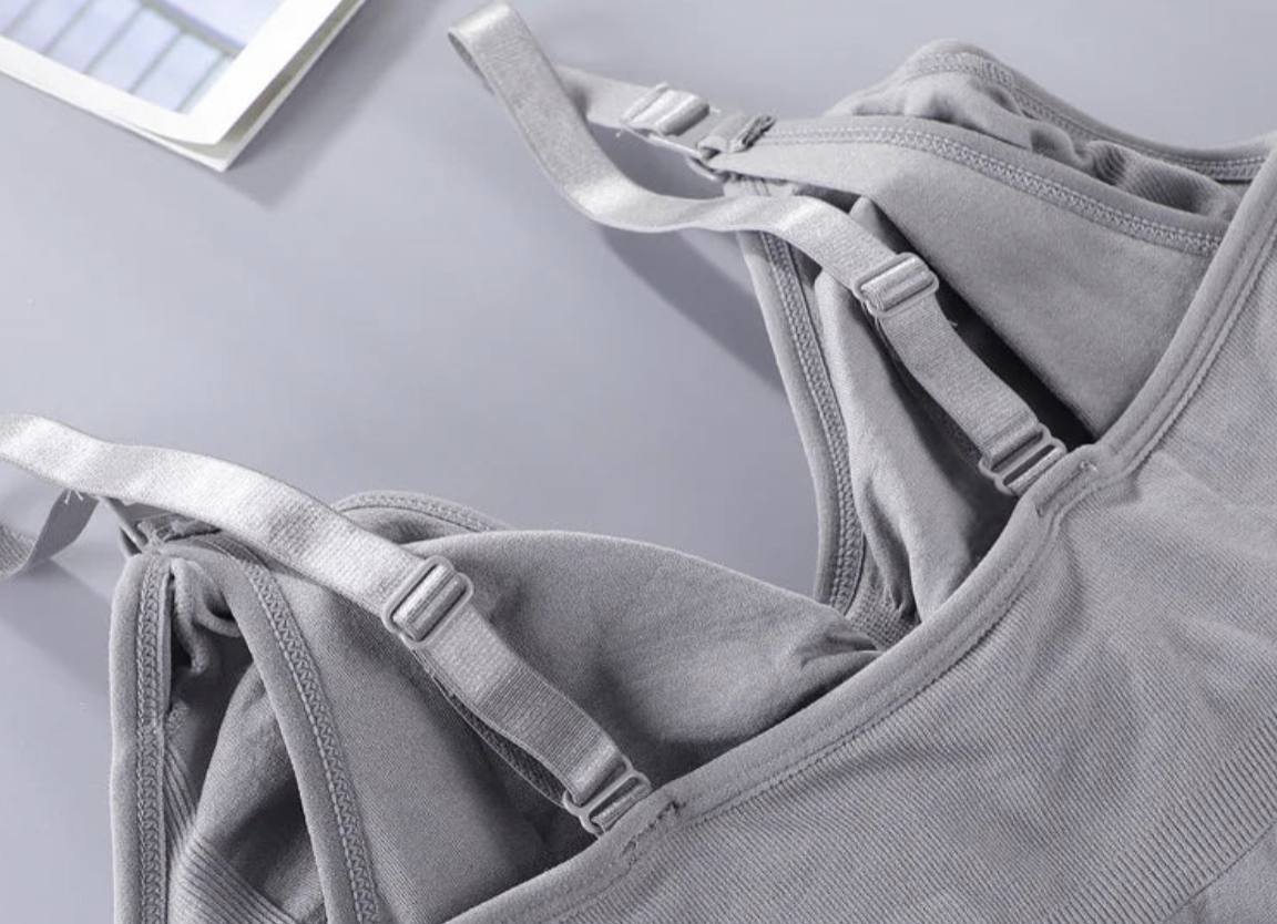 2 PCS | Top de Lactancia Tirantes – Maternidad & Lactancia
