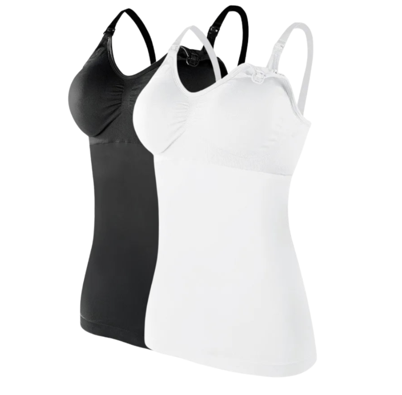 2 PCS | Top de Lactancia Tirantes – Maternidad & Lactancia