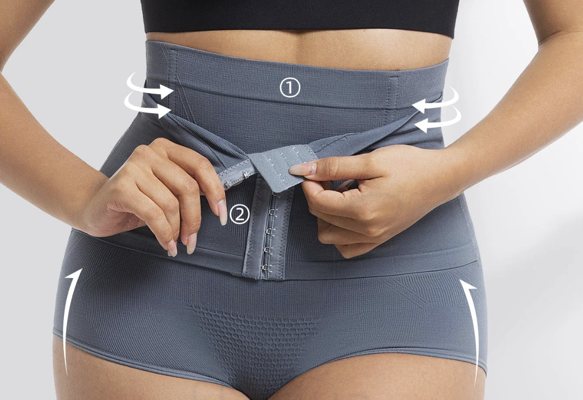 3 PCS | Braga Faja Alta Mujer - Control Firme y Compresión Abdominal
