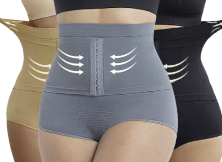 3 PCS | Braga Faja Alta Mujer - Control Firme y Compresión Abdominal