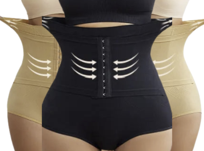 3 PCS | Braga Faja Alta Mujer - Control Firme y Compresión Abdominal