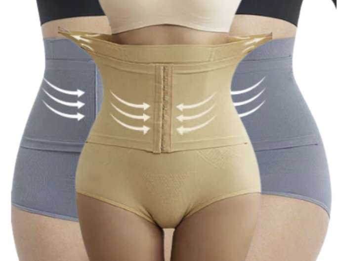 3 PCS | Braga Faja Alta Mujer - Control Firme y Compresión Abdominal