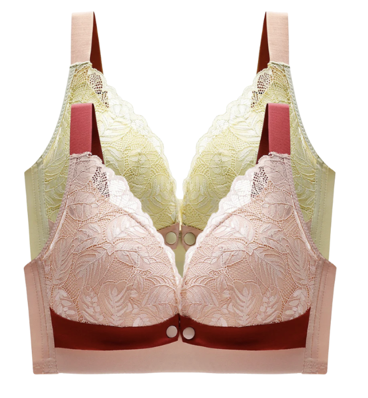 2 PCS | Sujetador de Lactancia Premamá – Comodidad, Sujeción y Transpirabilidad