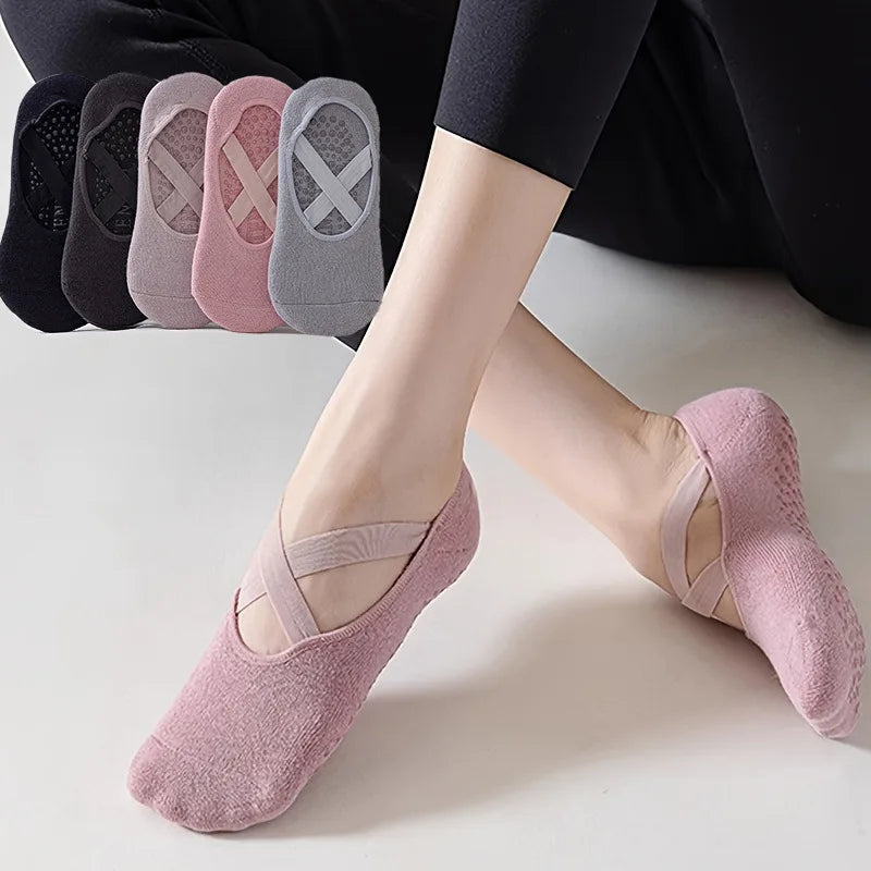 5 Pares de calcetines para hacer yoga, pilates, estar por casa.
