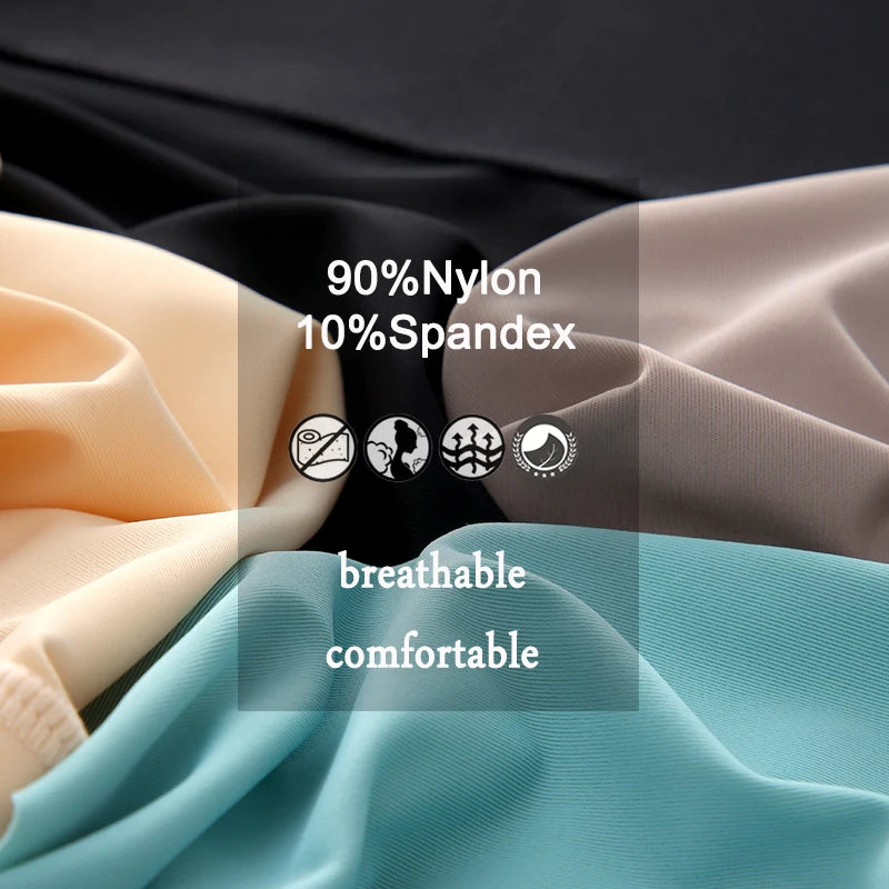 3PCS Braguita de talle alto para mujer – suave, elástica y discreta