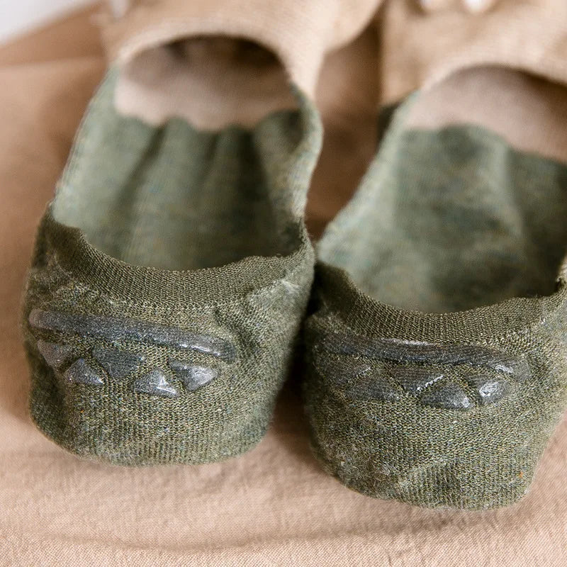 6 Pares calcetines invisibles, antideslizantes.