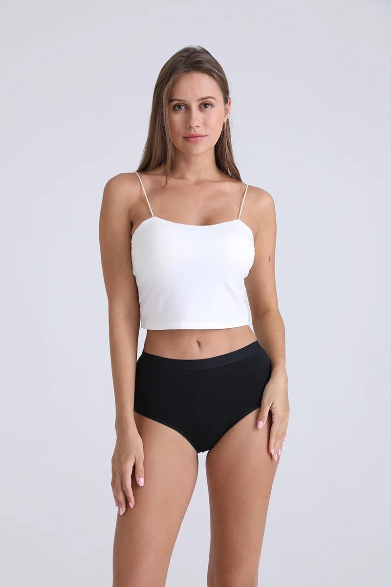 Pack 3 Bragas Algodón – Talle Alto | Tallas Grandes | Ropa Interior Femenina Cómoda y Transpirable
