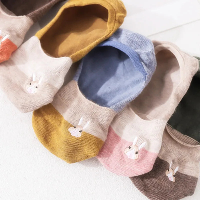6 Pares calcetines invisibles, antideslizantes.