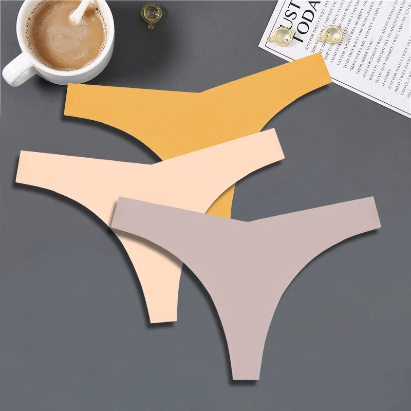 Pack de 3 Tangas invisibles | Sin costuras