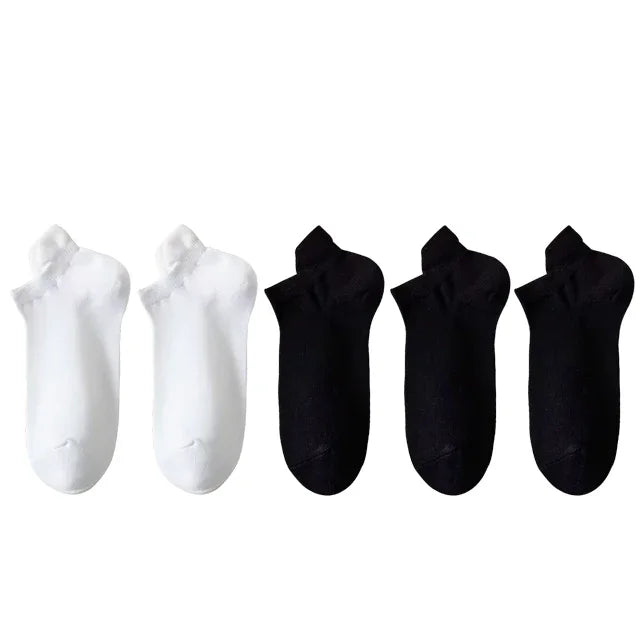 Pack de 5 pares de calcetines invisibles de algodón para mujer – frescos, cómodos y versátiles