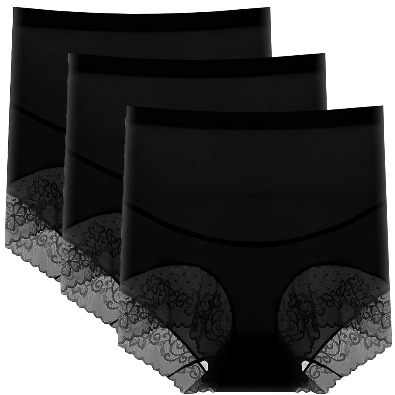 3pcs Braga moldeadora de talle alto para mujer – control suave y realce natural