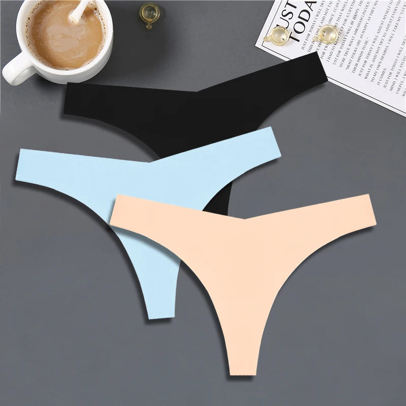 Pack de 3 Tangas invisibles | Sin costuras