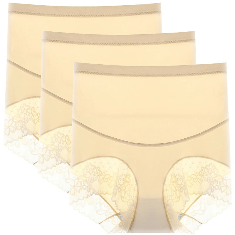 3pcs Braga moldeadora de talle alto para mujer – control suave y realce natural