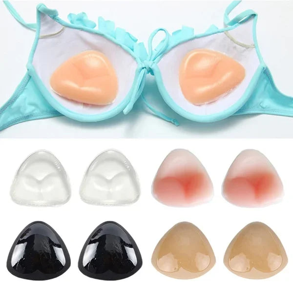 2 Unidades | Almohadillas de Silicona Push-Up para Pecho