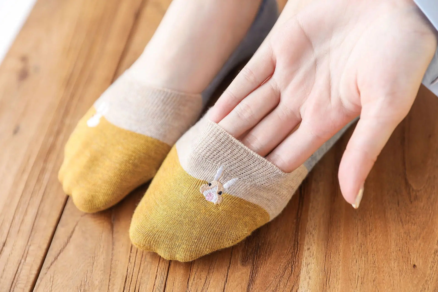 6 Pares calcetines invisibles, antideslizantes.