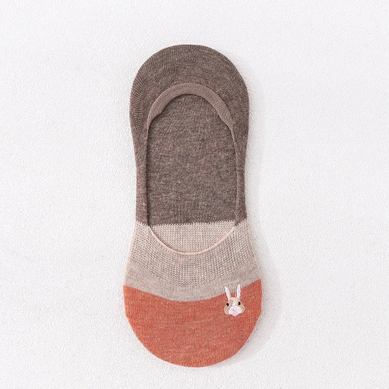 6 Pares calcetines invisibles, antideslizantes.