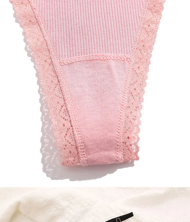 Pack de 5 tangas de algodón para mujer – estilo básico y cómodo
