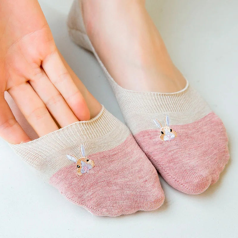 6 Pares calcetines invisibles, antideslizantes.