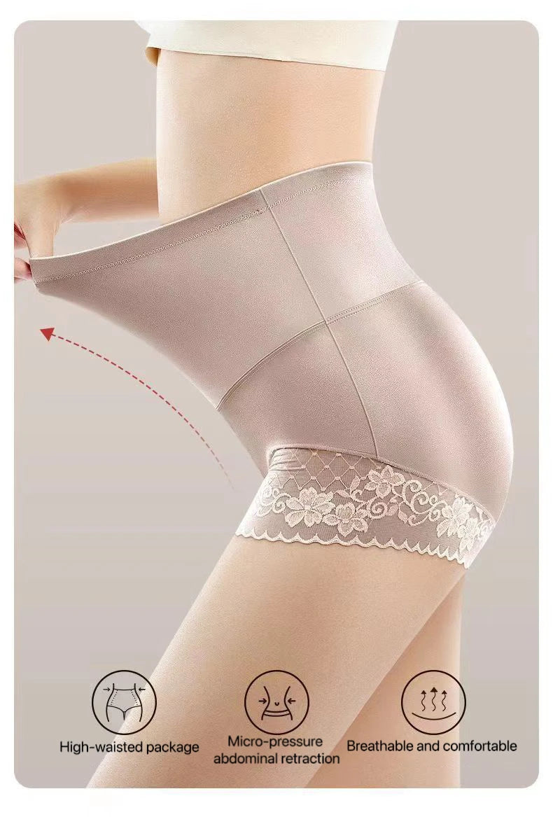 3pcs Braga moldeadora de talle alto para mujer – control suave y realce natural
