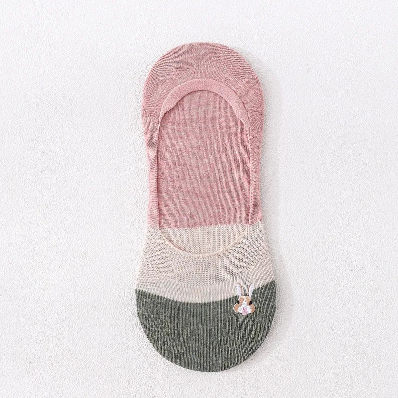 6 Pares calcetines invisibles, antideslizantes.