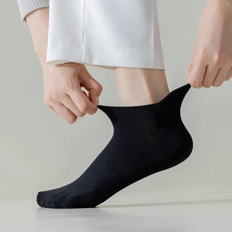Pack de 5 pares de calcetines invisibles de algodón para mujer – frescos, cómodos y versátiles