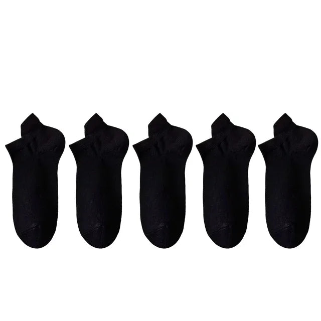 Pack de 5 pares de calcetines invisibles de algodón para mujer – frescos, cómodos y versátiles