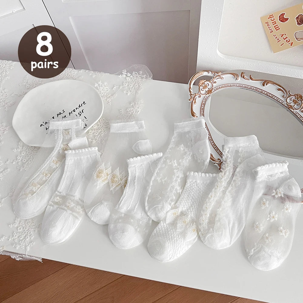 Pack de 5 pares de calcetines para mujer – corte bajo