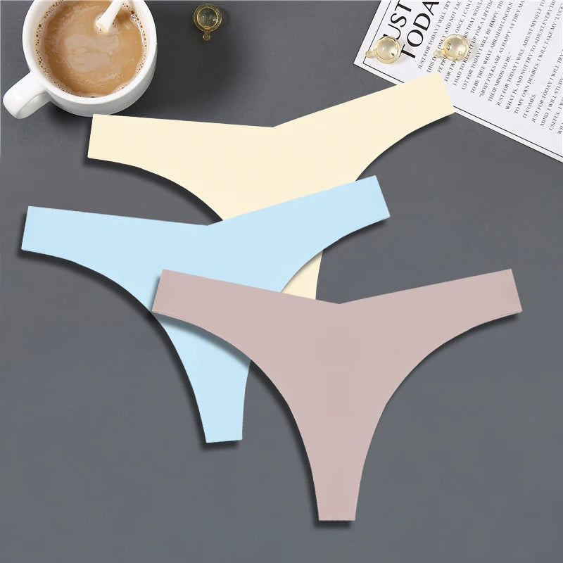 Pack de 3 Tangas invisibles | Sin costuras