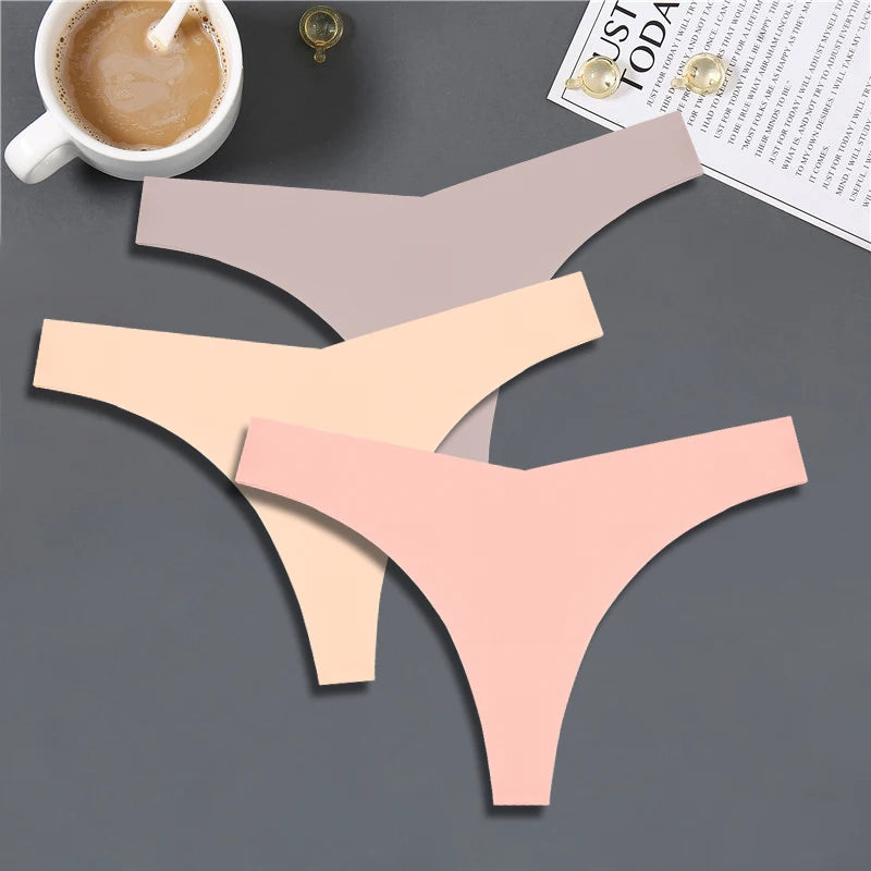 Pack de 3 Tangas invisibles | Sin costuras