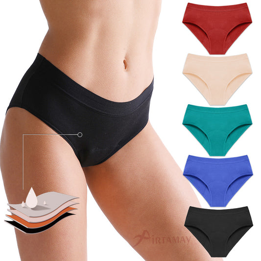 Pack de 3 braguitas menstruales | Sin costuras, transpirables y en tallas grandes