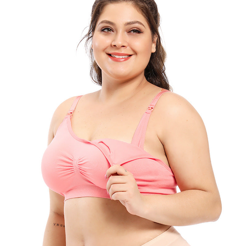 2 pzs | Sujetador de lactancia sin aros – con copa completa y talla grande