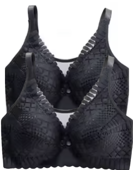 2 PCS | Sujetador de Lactancia con Cierre Frontal – Cómodo y Ajustable