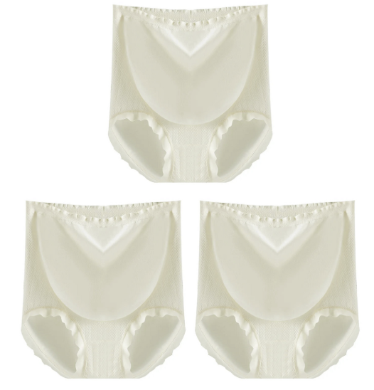 3 PCS | Braguita Premamá Alta de Algodón – Transpirable, Sin Marcas y de Gran Talla