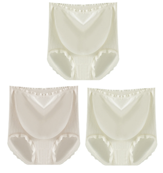 3 PCS | Braguita Premamá Alta de Algodón – Transpirable, Sin Marcas y de Gran Talla