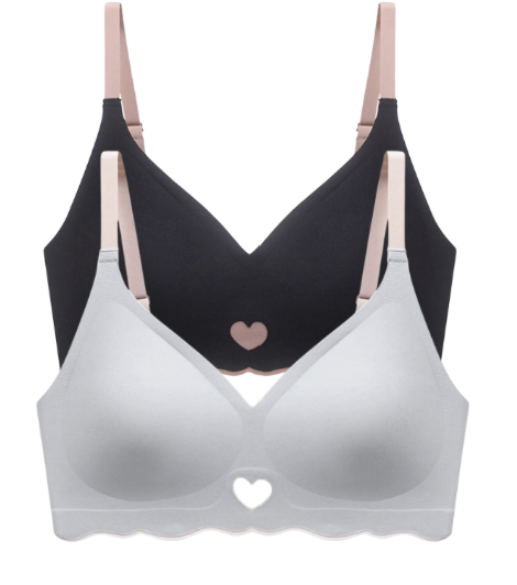 Pack 2 pcs | Sujetador Bralette Sin Costuras | Cómodo, Ligero y Sin Aros
