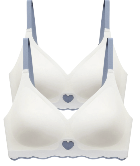 Pack 2 pcs | Sujetador Bralette Sin Costuras | Cómodo, Ligero y Sin Aros