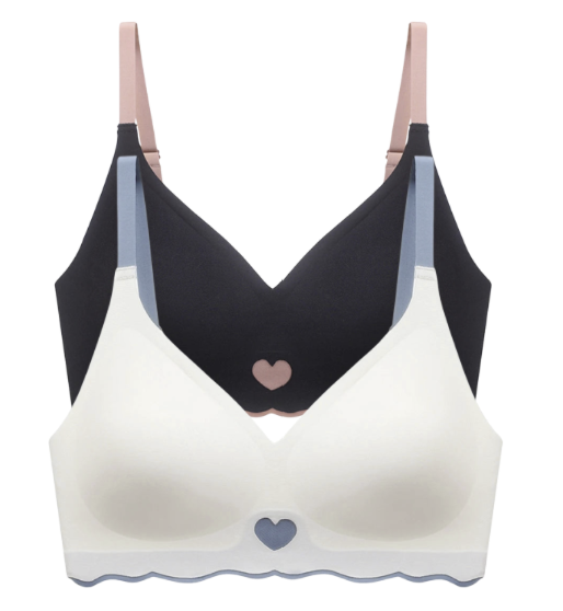 Pack 2 pcs | Sujetador Bralette Sin Costuras | Cómodo, Ligero y Sin Aros