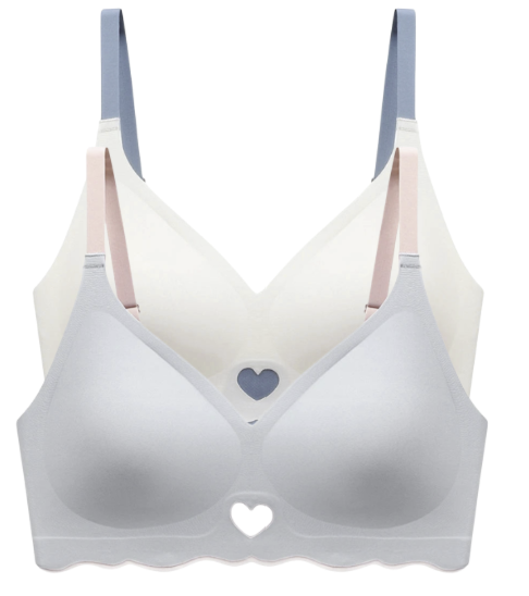 Pack 2 pcs | Sujetador Bralette Sin Costuras | Cómodo, Ligero y Sin Aros