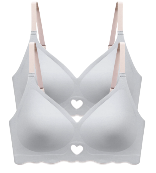 Pack 2 pcs | Sujetador Bralette Sin Costuras | Cómodo, Ligero y Sin Aros