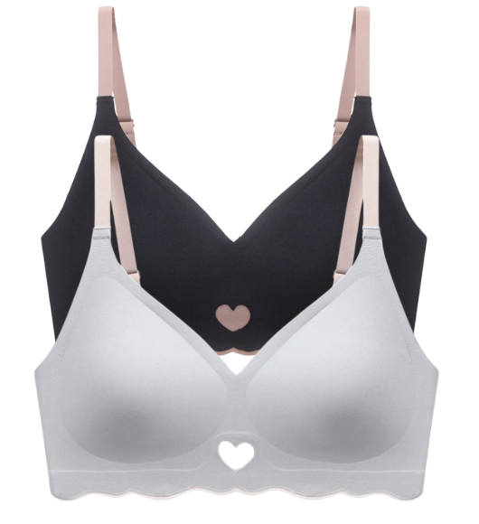 Pack 2 pcs | Sujetador Bralette Sin Costuras | Cómodo, Ligero y Sin Aros