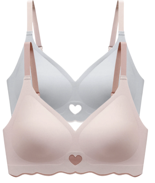 Pack 2 pcs | Sujetador Bralette Sin Costuras | Cómodo, Ligero y Sin Aros