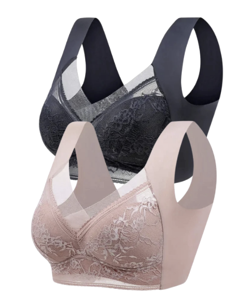 2PCS | Sujetador sin aros de talla grande