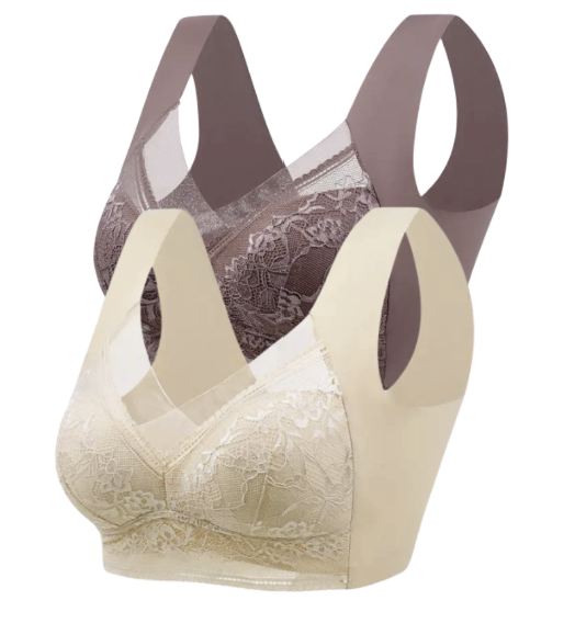 2PCS | Sujetador sin aros de talla grande