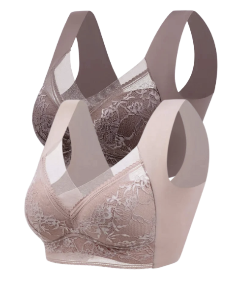 2PCS | Sujetador sin aros de talla grande