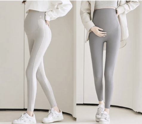 2 PCS | Leggings Premamá con Soporte Abdominal